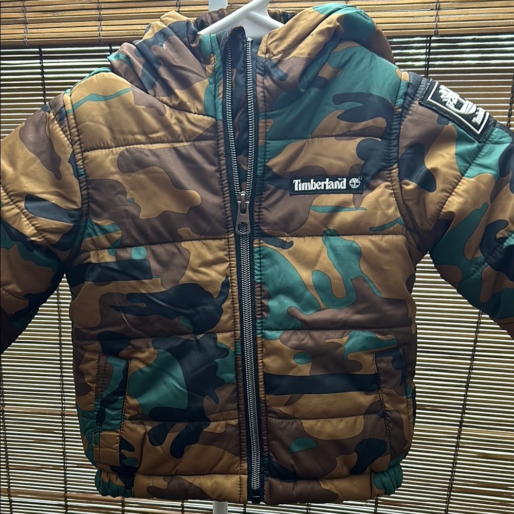 Timberland Camouflage Puffer Jacket
